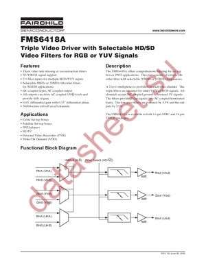 FMS6418AM16 datasheet  